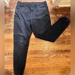 Empyre black cargo joggers. Medium